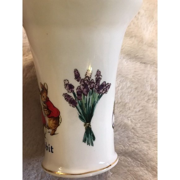 World of Beatrix Potter Peter Rabbit Vase Handled Basket, Frederick Warne, 2002 - Picture 8 of 10